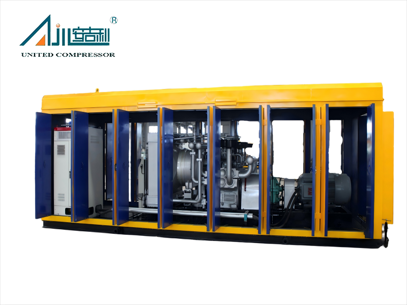 ضاغط هواء عالي الضغط 10 متر مكعب / دقيقة 25 ميجا باسكال من الدرجة الصناعية