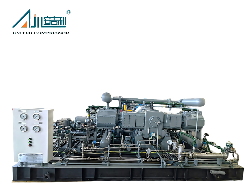 ضاغط مكبس النيتروجين الصناعي لأنظمة العمليات