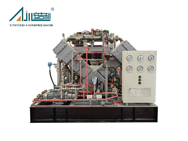 ضاغط مكبس يعمل بالغاز الطبيعي الخالي من الزيت وبضغط منخفض 500 نيوتن متر مكعب في الساعة