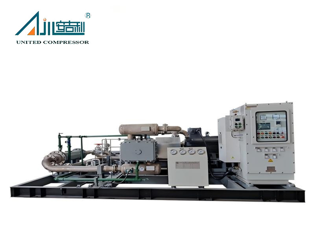 نظام ضاغط ترددي هيدروجيني ذو سعة كبيرة