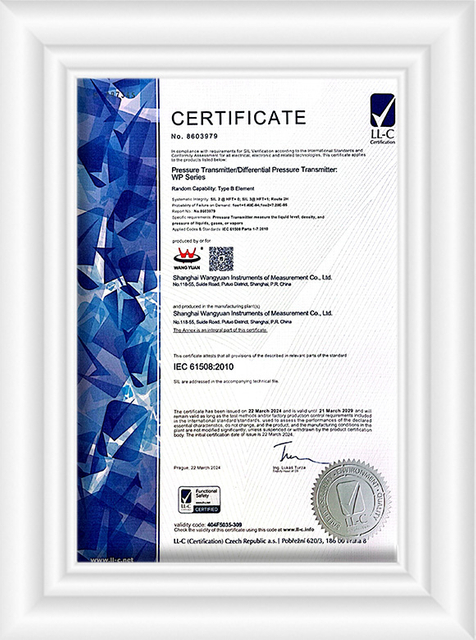 شهادة ضاغط CNG عالية الضغط